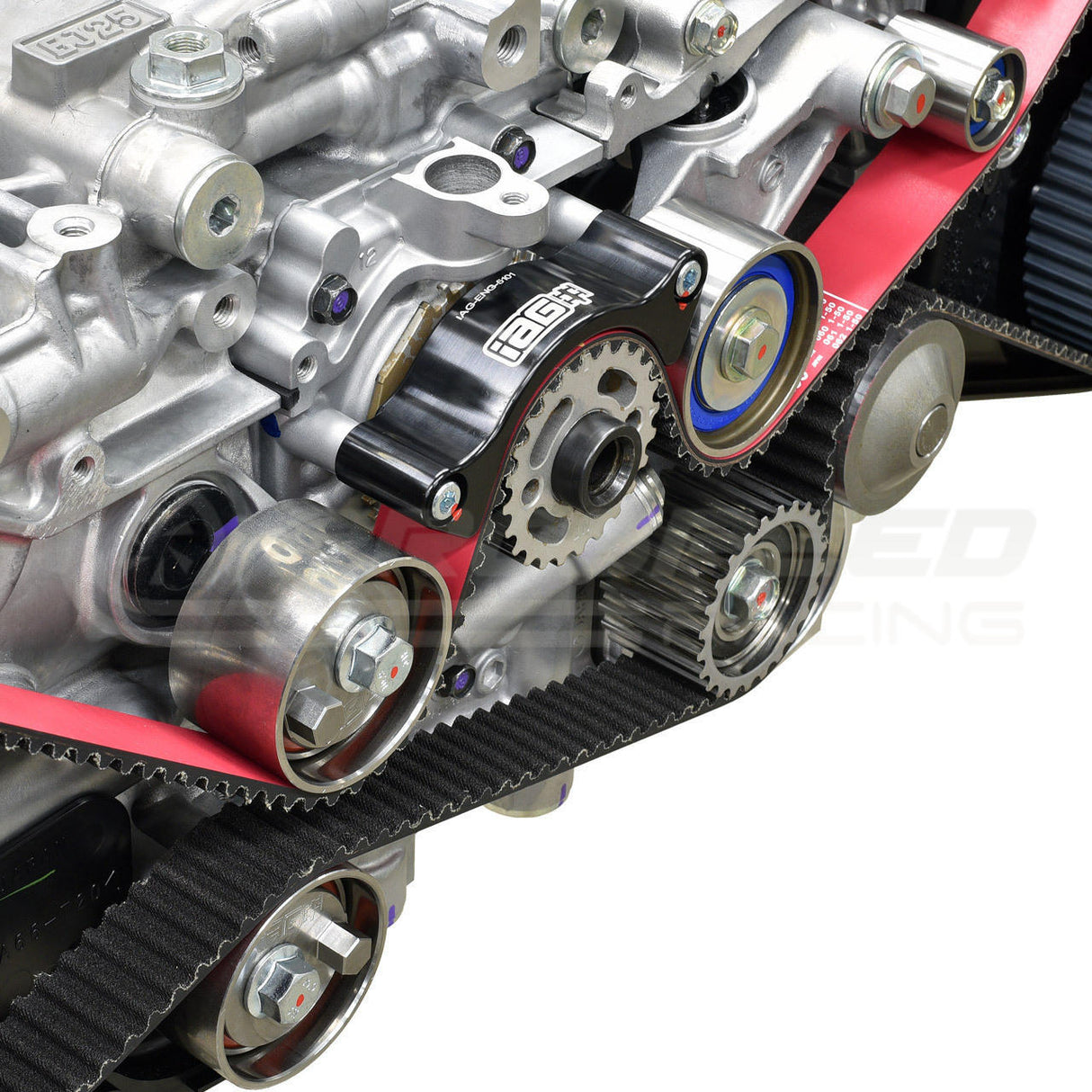 IAG Performance Timing Belt Kit w/IAG Red Racing Belt, Timing Guide, Adjustable Idlers & Tensioner