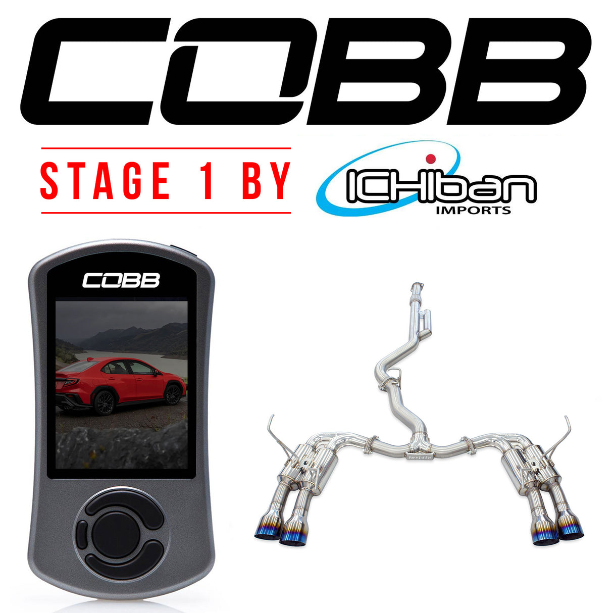 Cobb Stage 1 by Ichiban w/Accessport, Invidia R400 Cat Back