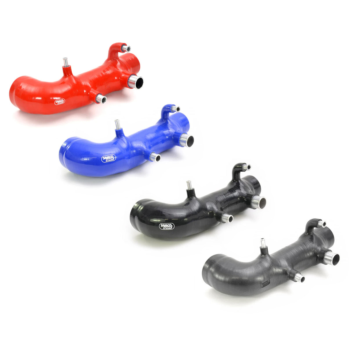 Roger Clark Motorsport by Samco Turbo Inlet Hose Red - Subaru WRX/STI V5-V6 GC8 99-00