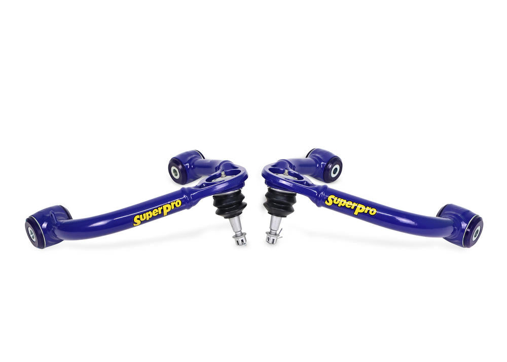 SuperPro Front Fixed Offset Upper Control Arm Kit including Ball Joints