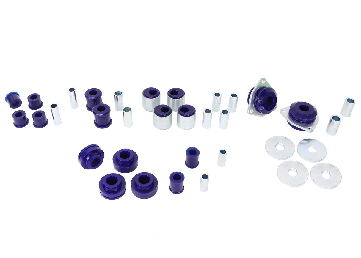 SuperPro Front & Rear Radius Arms & Panhard Rod Bush Kit - Caster Correction
