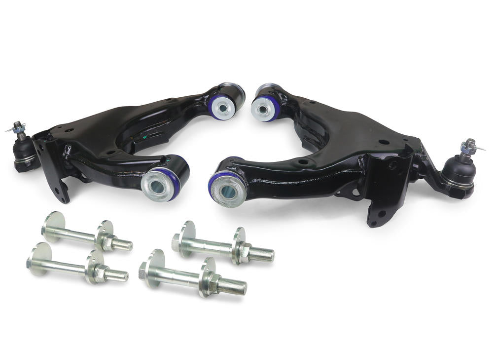 SuperPro Front Lower Offset Control Arm Kit incl. Ball Joints