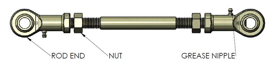 SuperPro Rear Extended Heavy Duty Quick Release Sway Bar Link