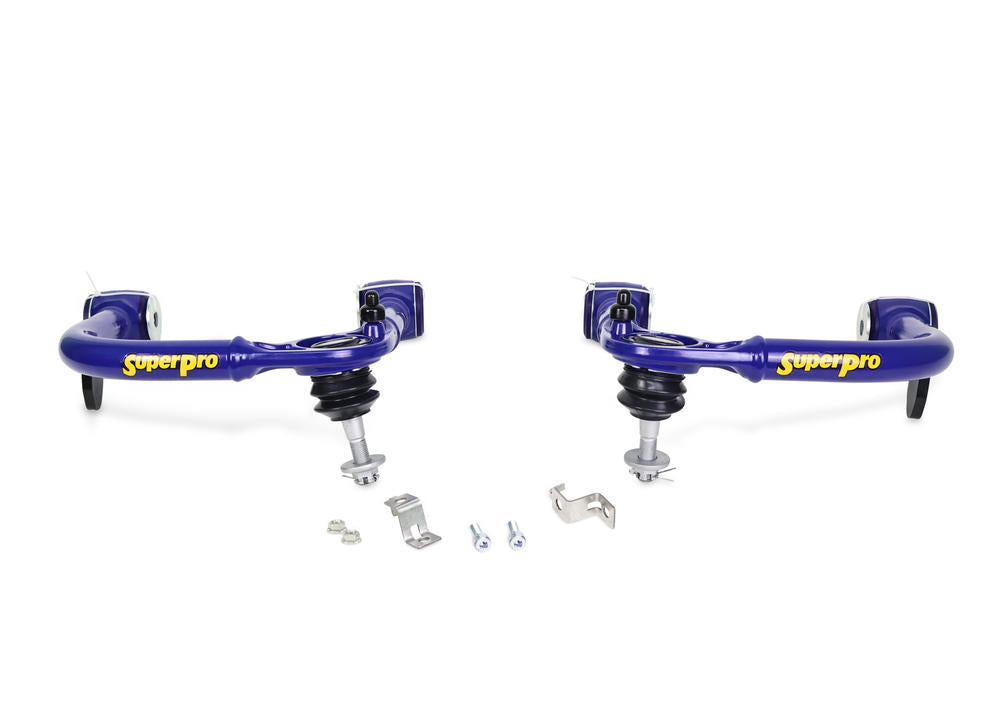 SuperPro Front Fixed Offset Upper Control Arm Kit incl. Ball Joints