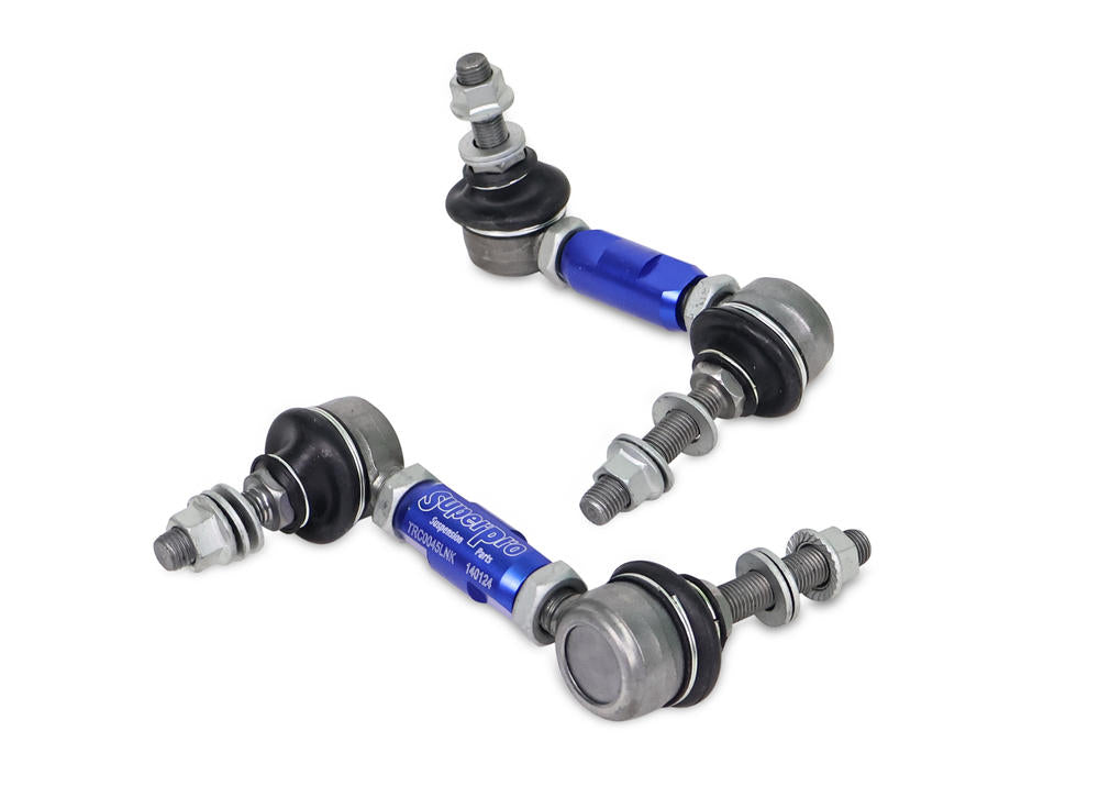 SuperPro Sway Bar Link Kit - Heavy Duty Adjustable