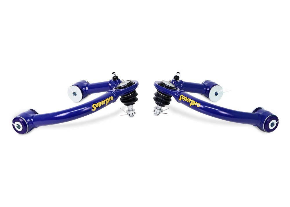 SuperPro Front Upper Fixed Offset Control Arm Kit incl. Ball Joints
