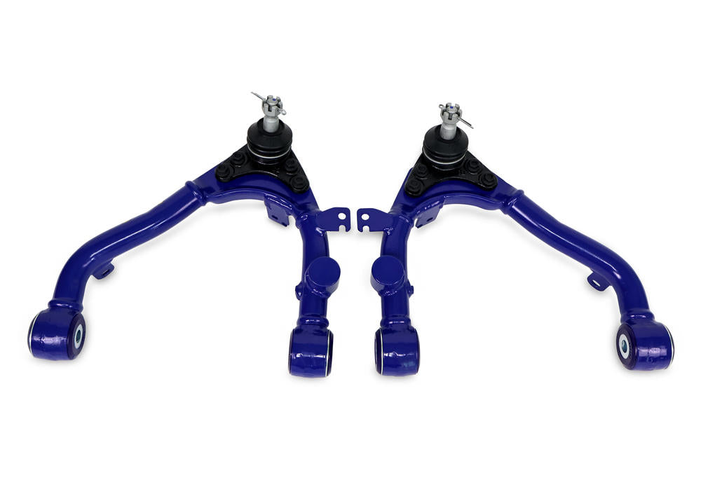 SuperPro Front Fixed Offset Upper Control Arm Kit incl. Ball Joints
