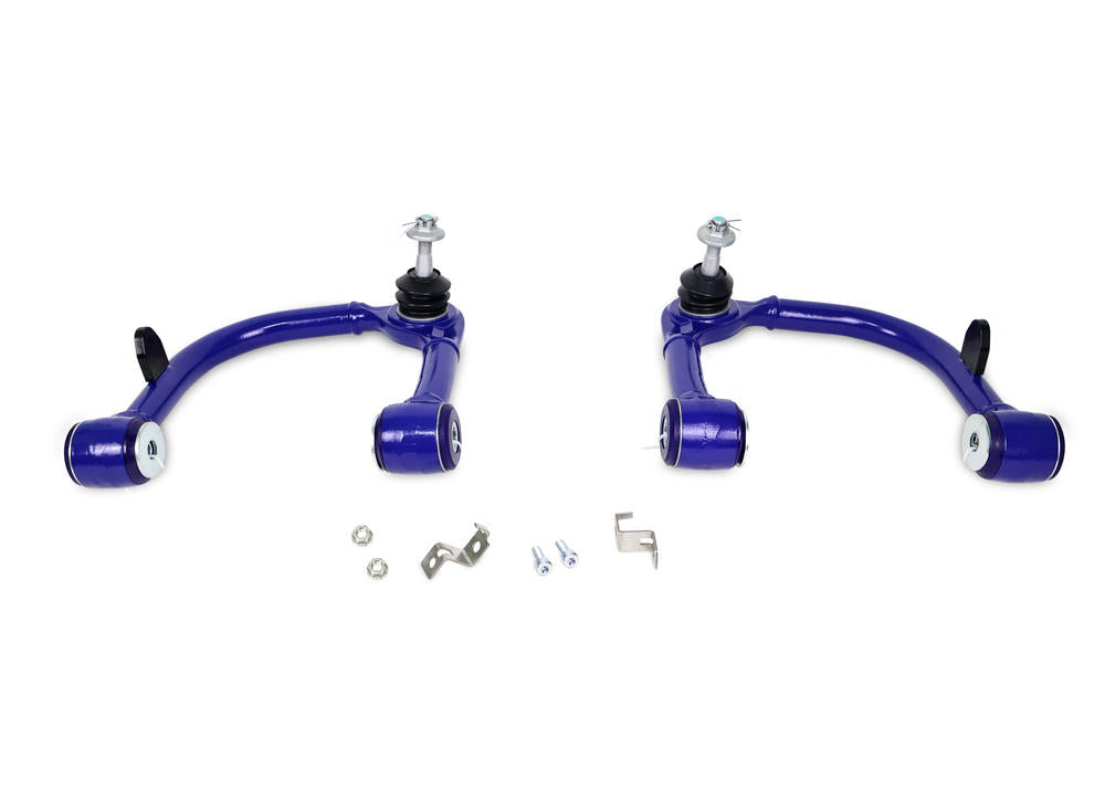 SuperPro Front Fixed Offset Upper Control Arm Kit incl. Ball Joints