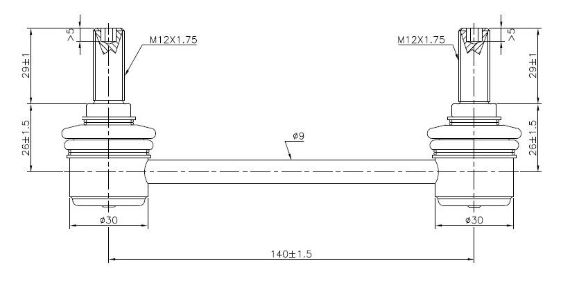SuperPro Rear Sway Bar Link