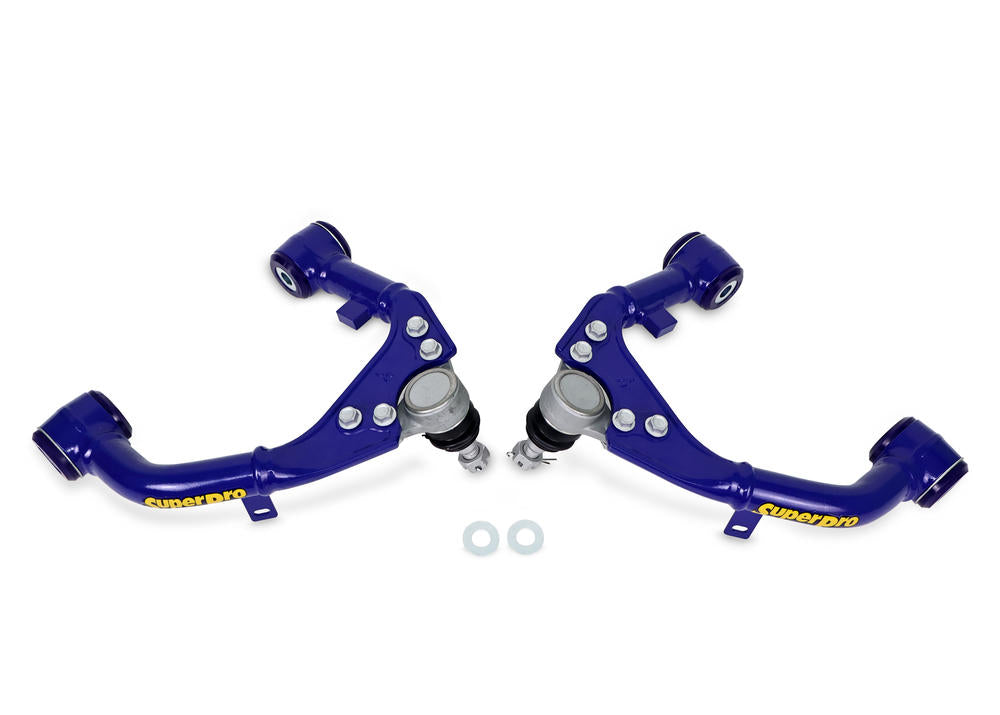 SuperPro Front Fixed Offset Upper Control Arm Kit incl. Ball Joints