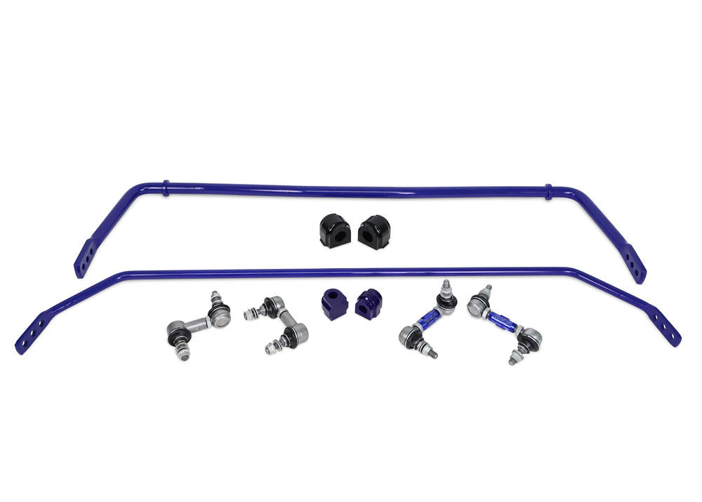 SuperPro 24mm Front Adjustable & 16mm Rear Adjustable Sway Bar Kit