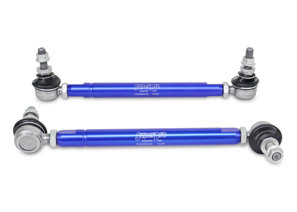 SuperPro Sway Bar Link Kit - Heavy Duty Adjustable