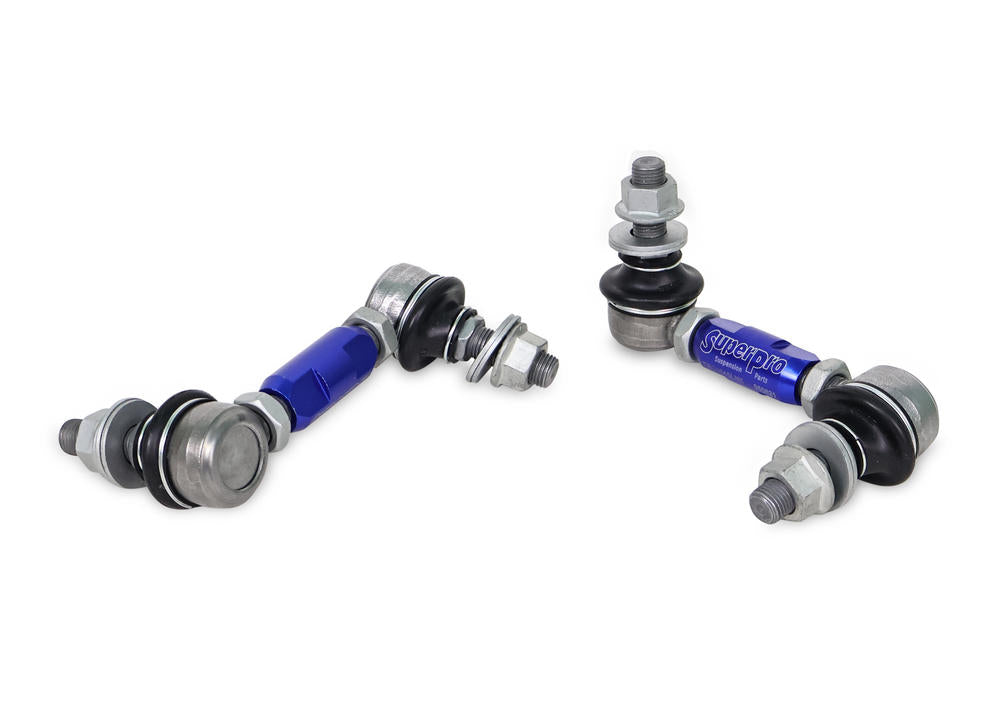 SuperPro Sway Bar Link Kit - Heavy Duty Adjustable