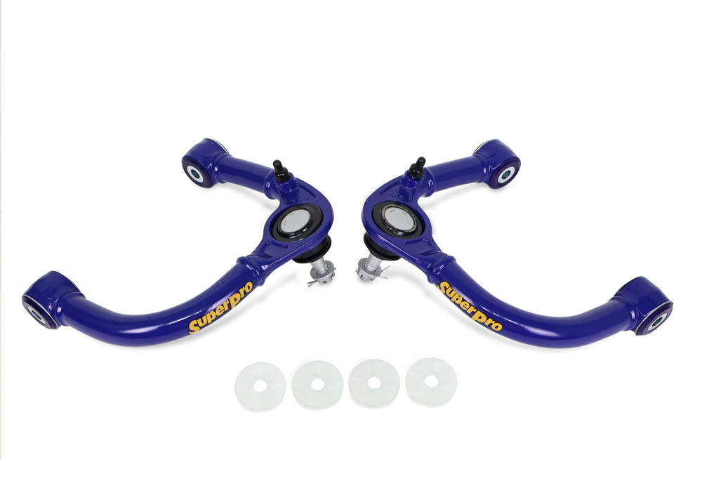 SuperPro Front Fixed Offset Upper Control Arm Kit incl. Ball Joints