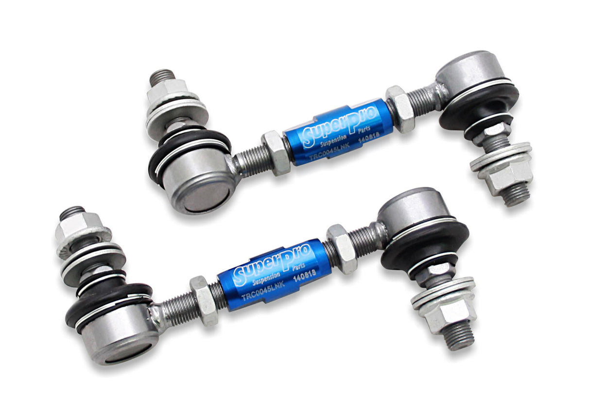 SuperPro Sway Bar Link Kit - Heavy Duty Adjustable