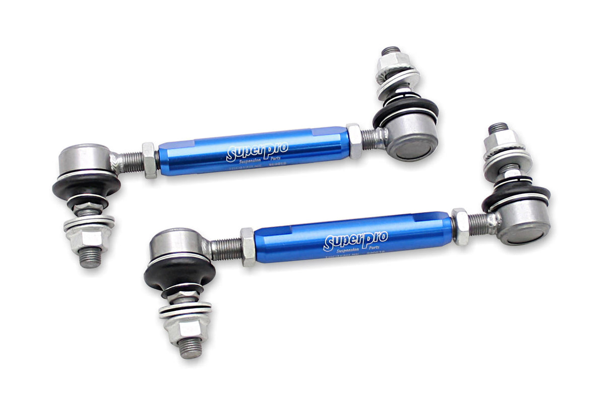 SuperPro Sway Bar Link Kit - Heavy Duty Adjustable