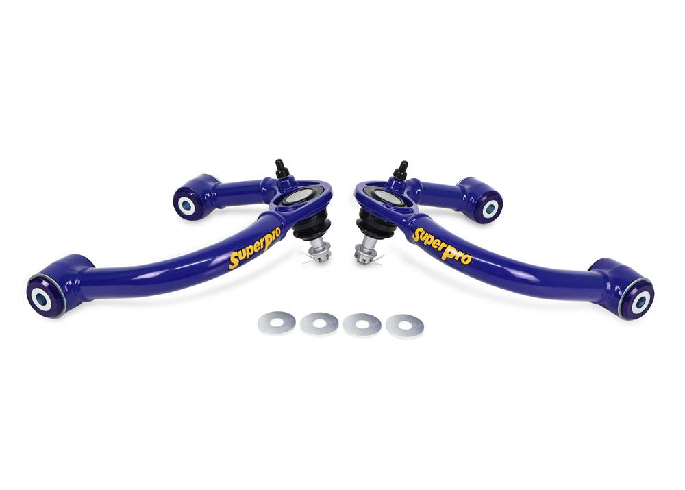 SuperPro Front Upper Fixed Offset Control Arm Kit incl. Ball Joints