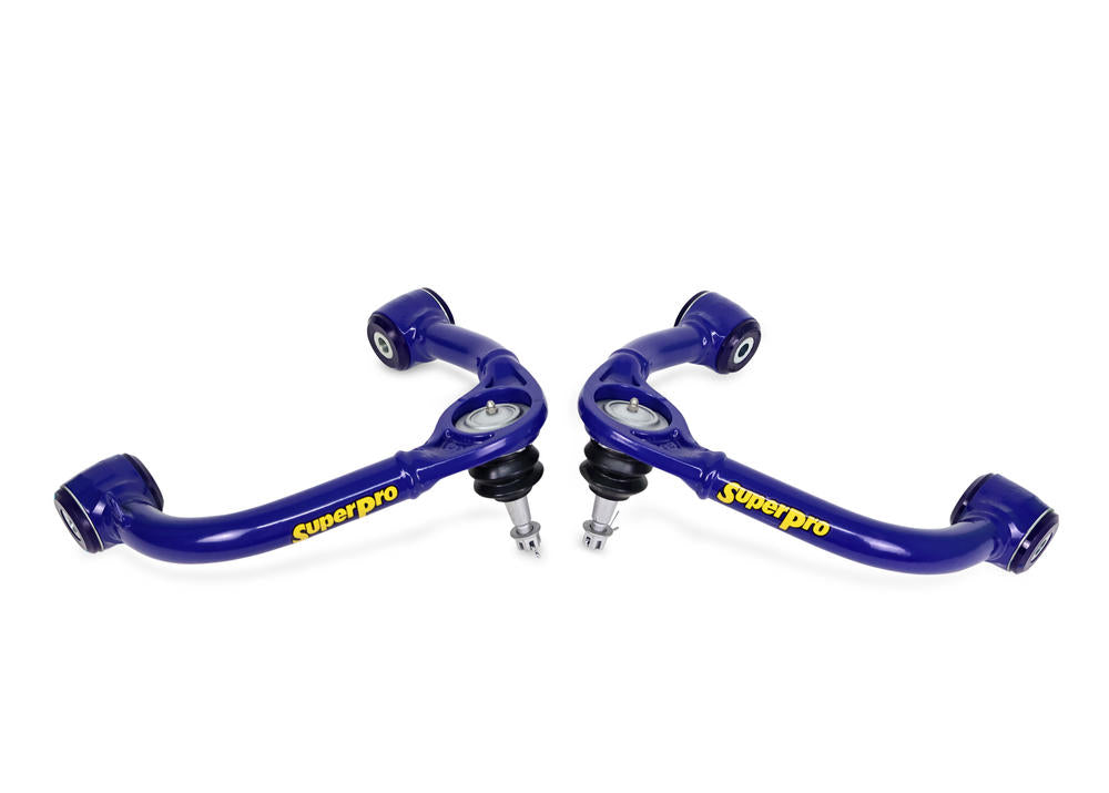 SuperPro Front Fixed Offset Upper Control Arm Kit including Ball Joints