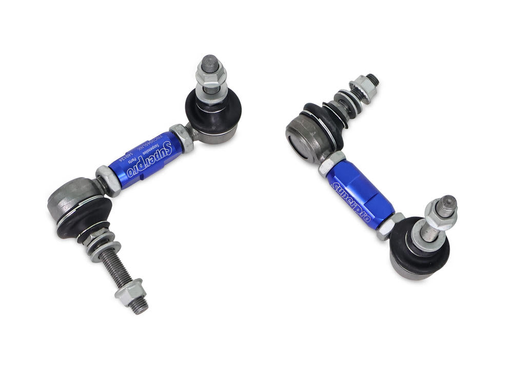 SuperPro Sway Bar Link Kit - Heavy Duty Adjustable