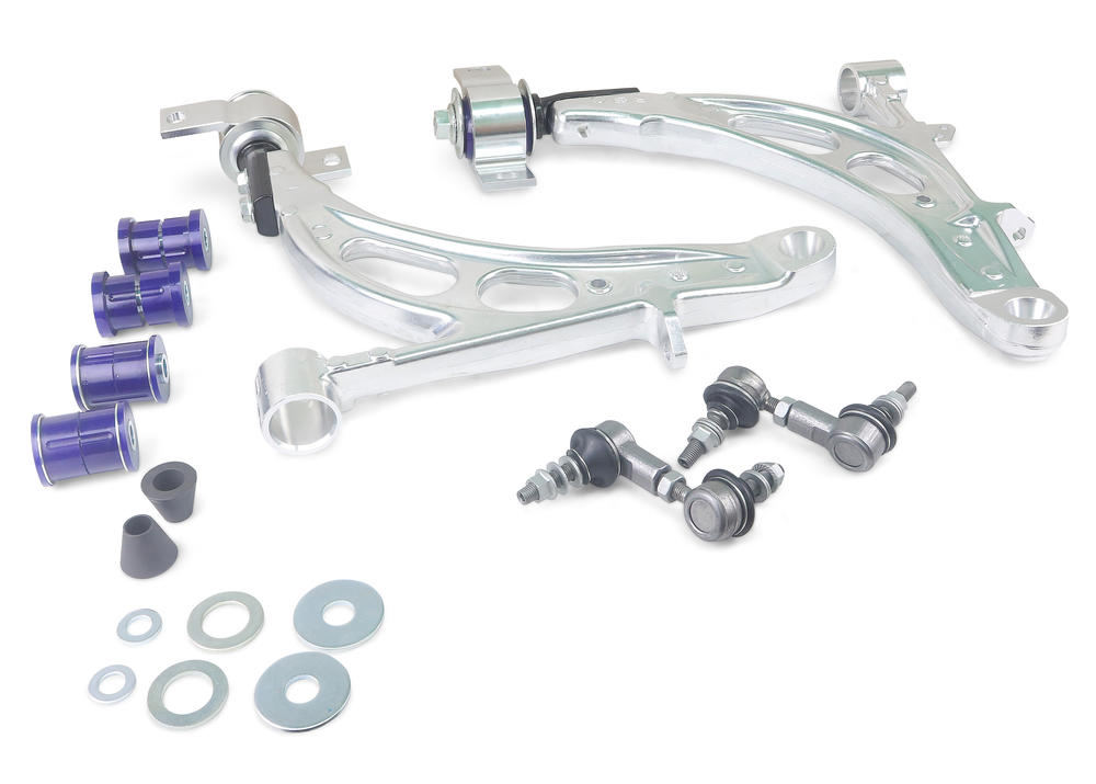 SuperPro Front Lower Alloy Control Arm Kit w/ Anti Lift Bushes