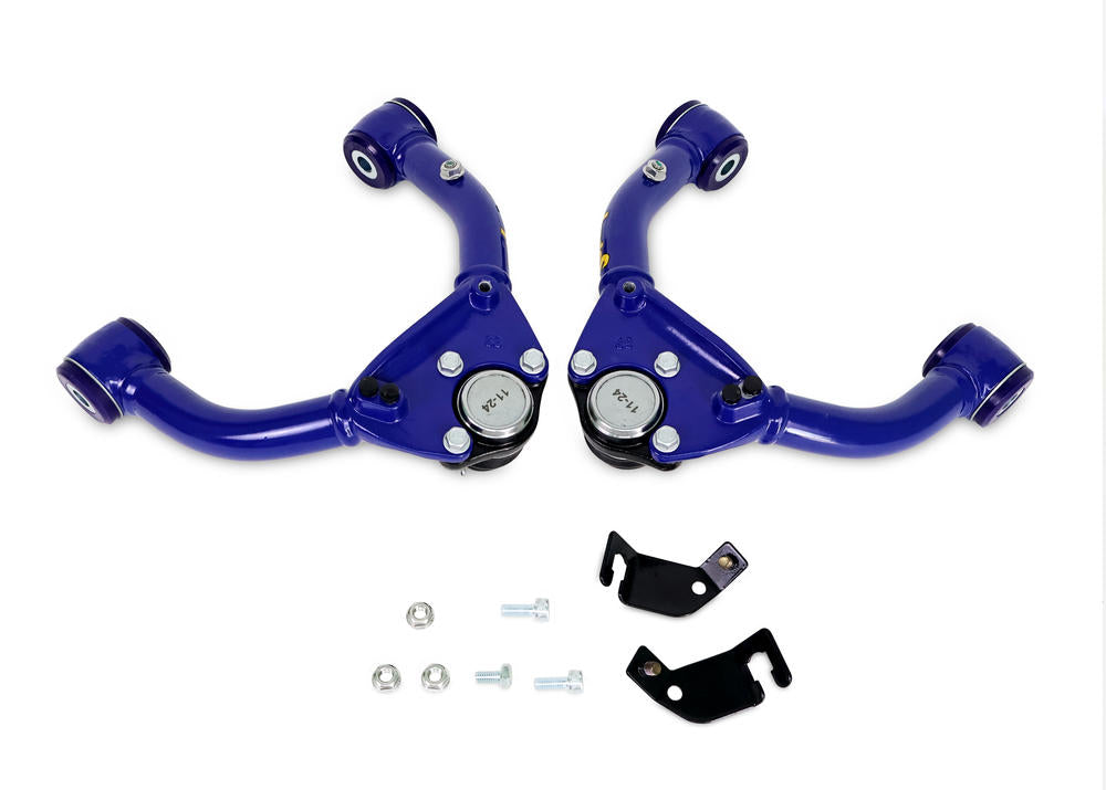 SuperPro Front Fixed Offset Upper Control Arm Kit incl. Ball Joints