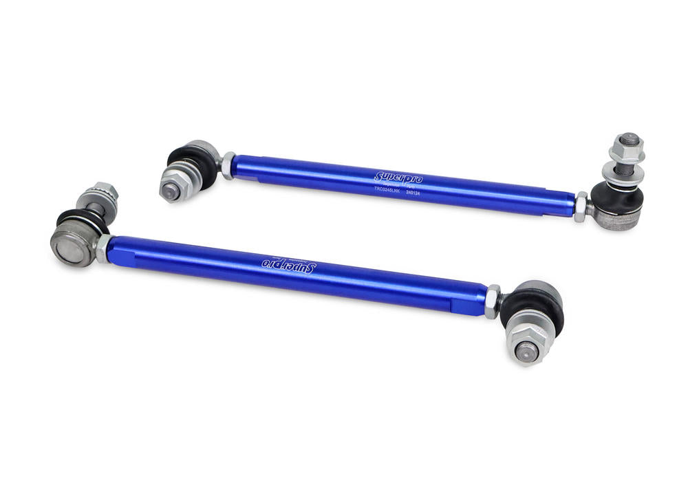 SuperPro Sway Bar Link Kit - Heavy Duty Adjustable