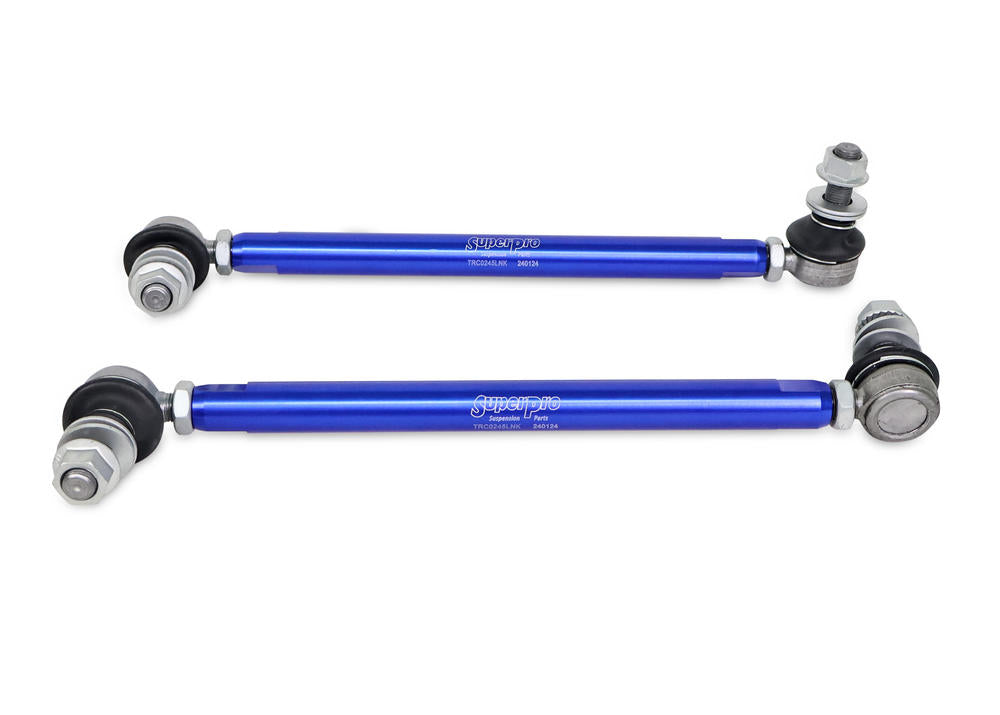 SuperPro Sway Bar Link Kit - Heavy Duty Adjustable