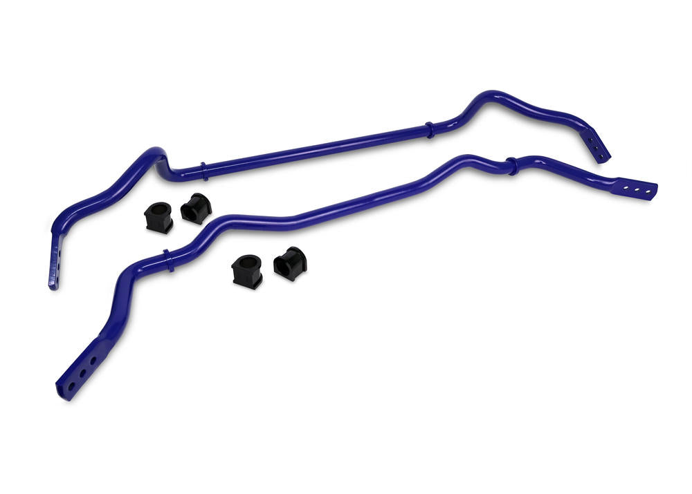 SuperPro 27mm Front + Rear Adjustable Sway Bar & Link Kit