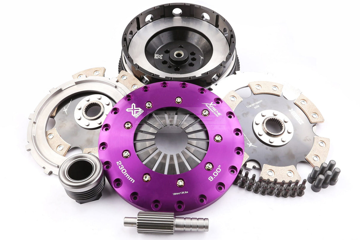 Xtreme 230mm Twin Plate Solid Ceramic Clutch Kit incl. SMF BMW M2 F87/M3 F80/M4 F82, F83 14-22 KBM23560-2E