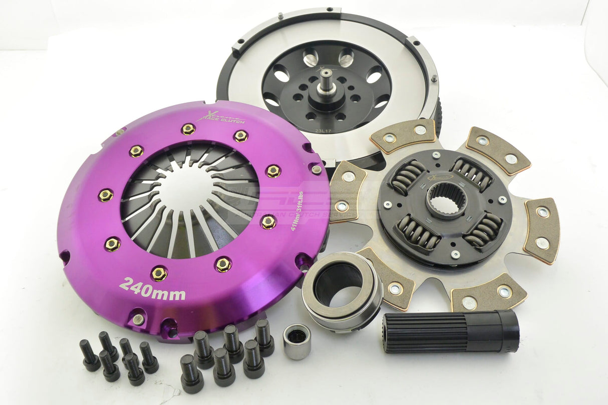 Xtreme Performance Race Sprung Ceramic Clutch Kit incl. SMF BMW 135i E82, E88/335i E90, E92, E93 (N54 6 Bolt Crank) KBM24564-1R