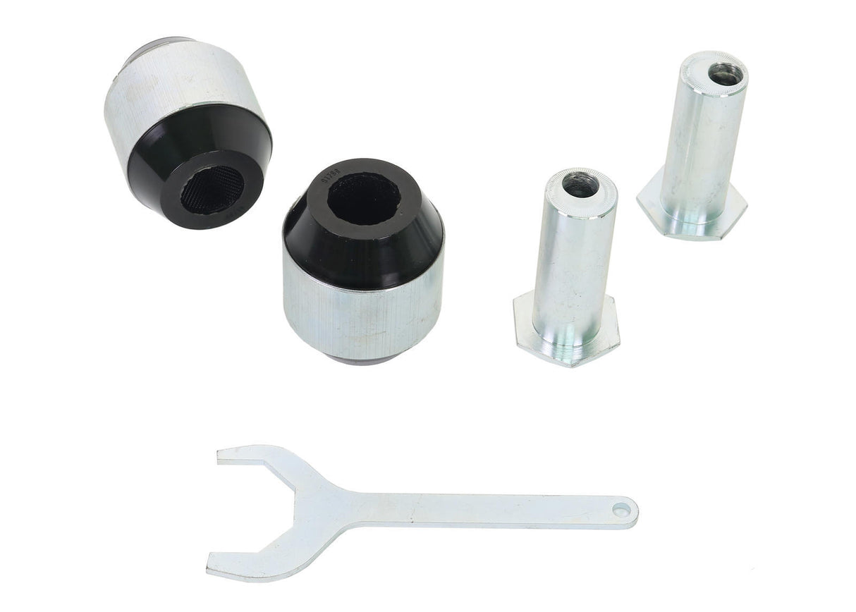 Whiteline Front Radius Arm Lower Bushing Kit Caster Incr