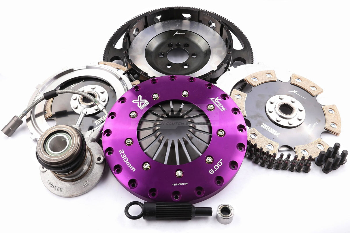 Xtreme 230mm Twin Plate Solid Ceramic Clutch Kit Chevrolet Corvette C5 LS1 5.7L 97-04 KCR23620-2E