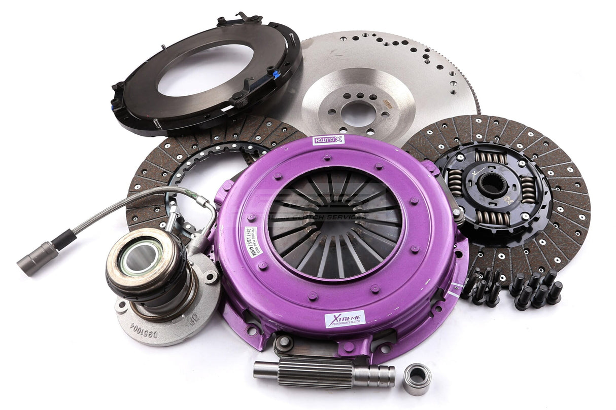 Xtreme 270mm Twin Plate Sprung Organic Clutch Kit incl. Flywheel & CSC Chevrolet Corvette C5 LS1/Z06 LS7 5.7L 97-04 KCR27630-2A