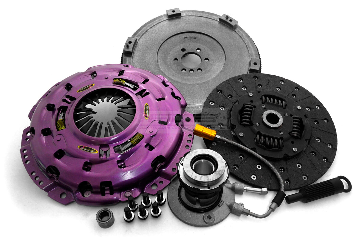 Xtreme Heavy Duty Sprung Organic Clutch Kit incl. Flywheel & CSC Chevrolet Corvette C5 LS1 5.7L 97-04 KCR30601-1A