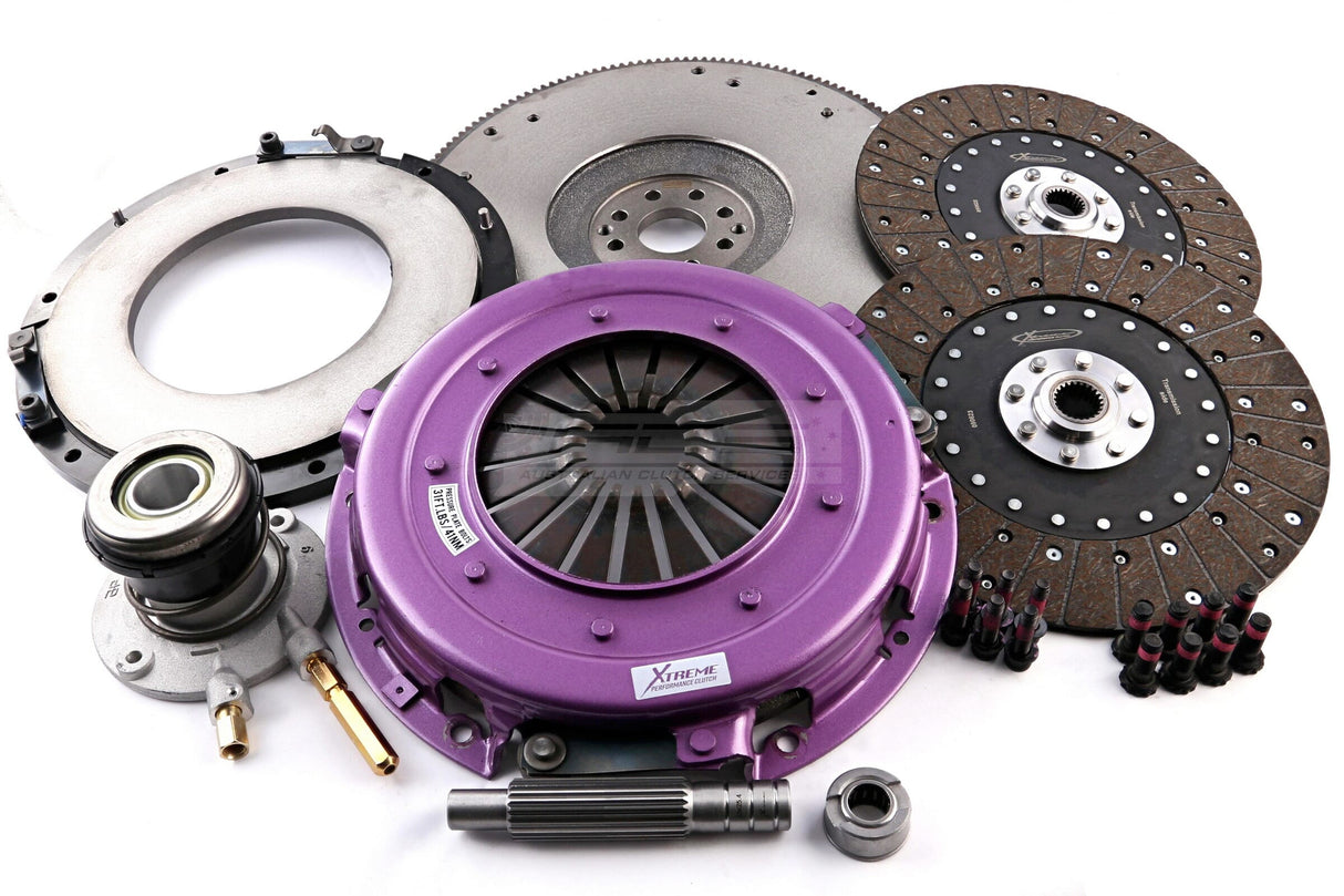 Xtreme 270mm Twin Plate Solid Organic Clutch Kit incl. Flywheel & CSC
