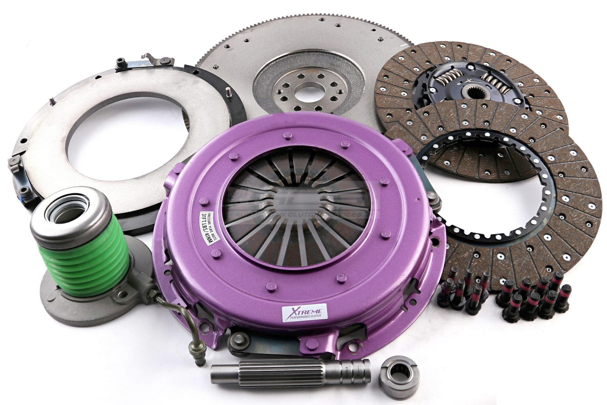 Xtreme 270mm Twin Plate Sprung Organic Clutch Kit incl. Flywheel & CSC Ford Mustang GT FM Coyote 5.0L 14-17 KFD27655-2A