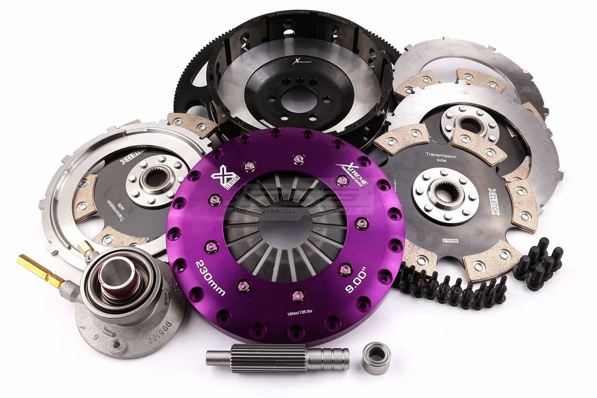 Xtreme 230mm Triple Plate Solid Ceramic Clutch Kit Holden Commodore/HSV VT-VZ LS1, LS2 KGM23630-3E