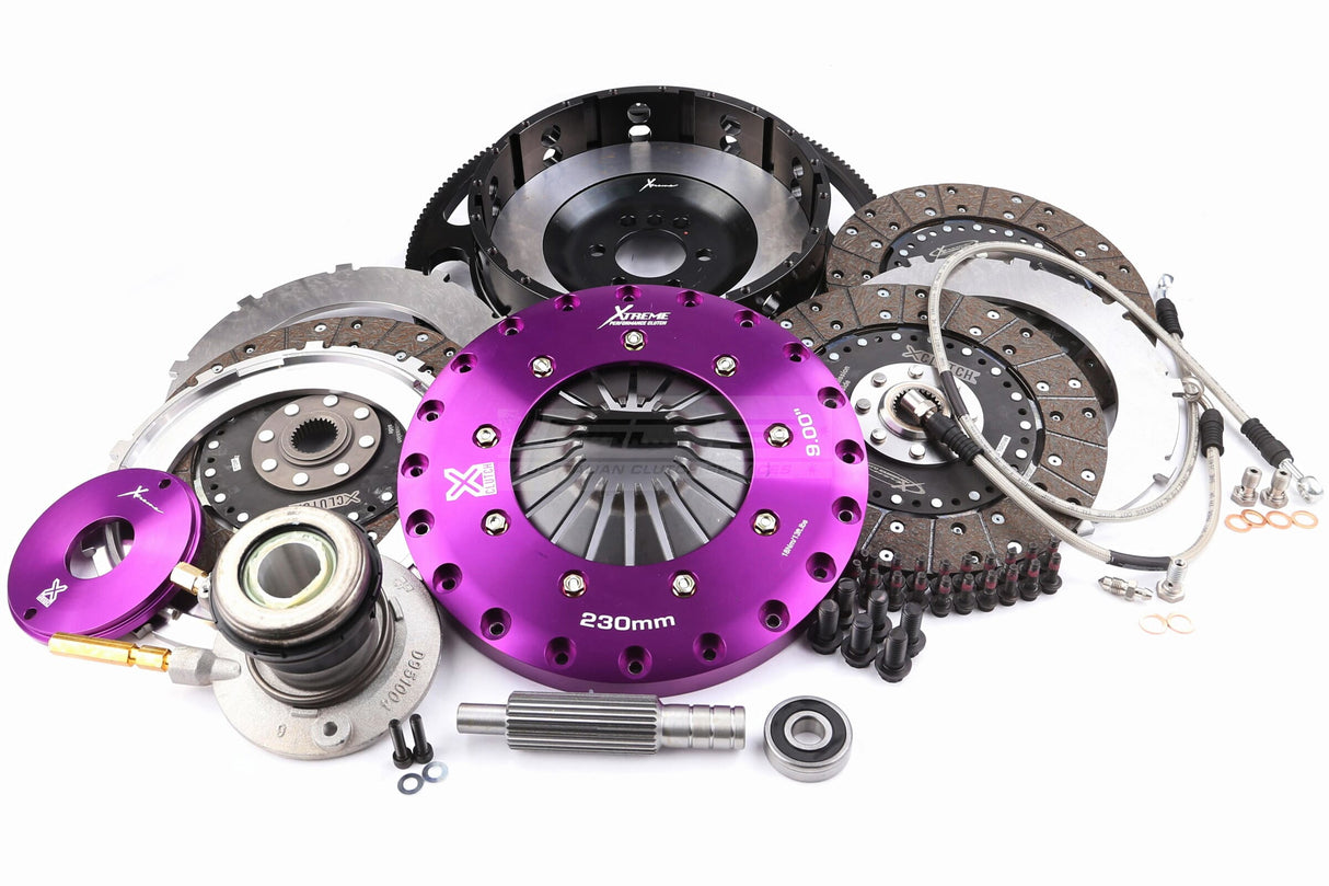 Xtreme 230mm Triple Plate Solid Organic Clutch Kit incl. Flywheel & CSC