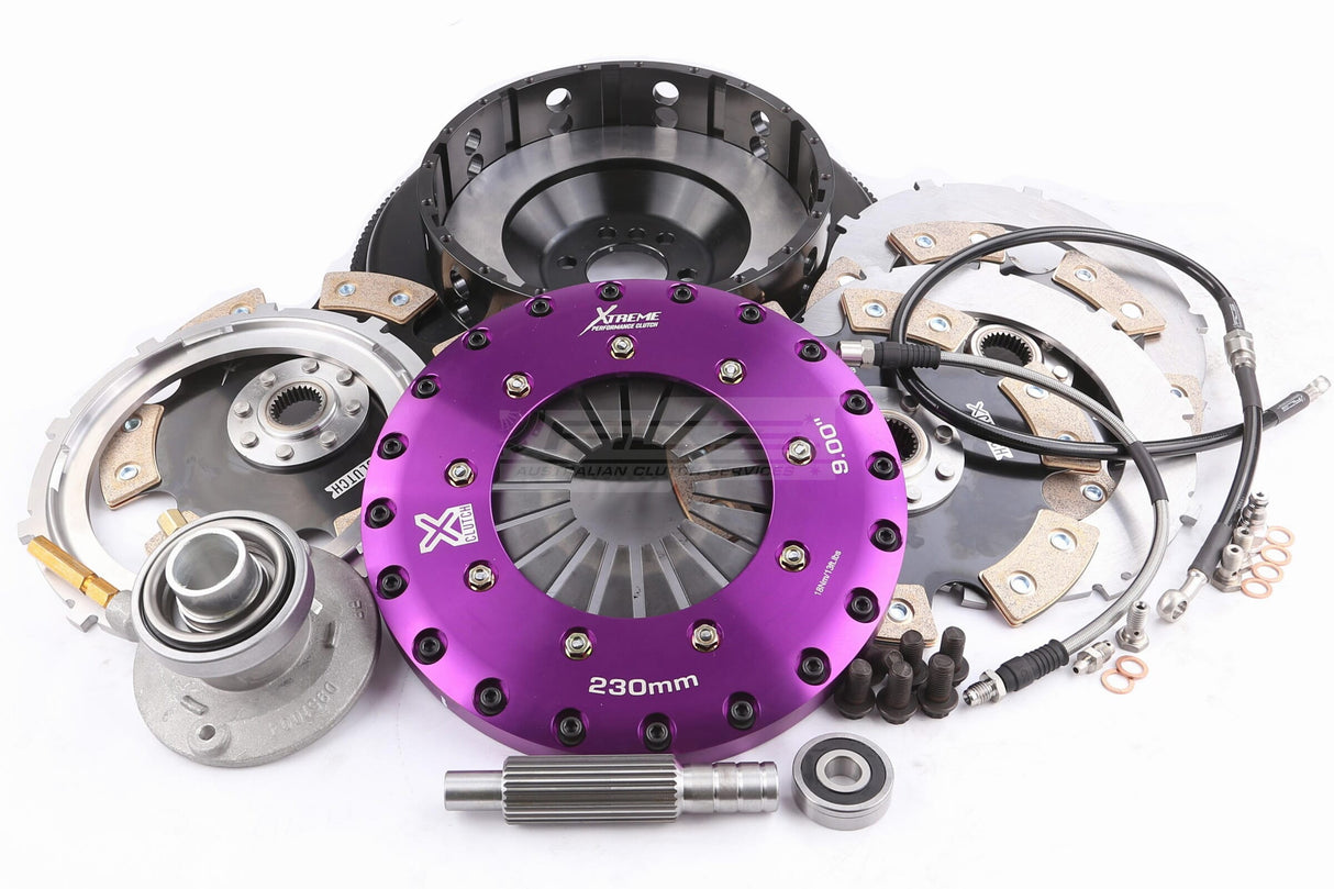 Xtreme 230mm Triple Plate Solid Ceramic Clutch Kit incl. SMF & CSC Holden Commodore/HSV VE-VF L77, L98, LS2, LS3 KGM23632-3E