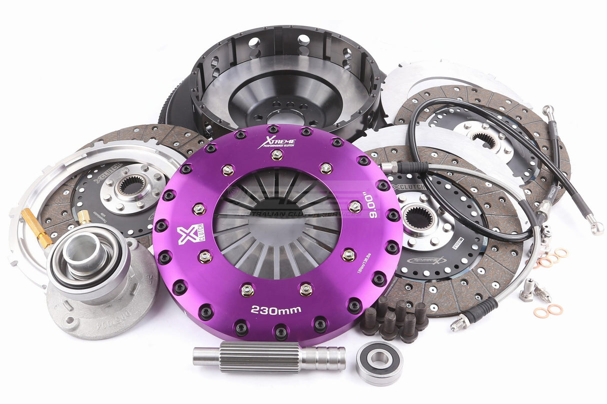 Xtreme 230mm Triple Plate Solid Organic Clutch Kit incl. SMF & CSC