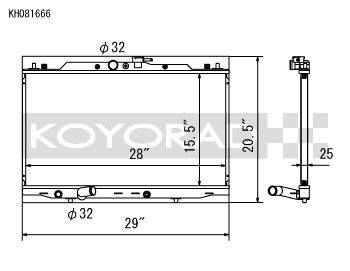 Koyorad Aluminium Racing Radiator