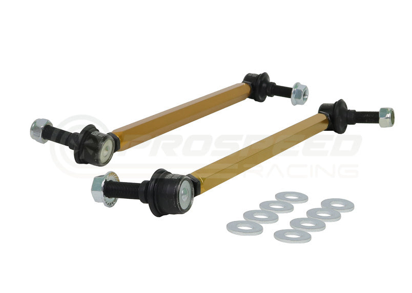 Whiteline Sway Bar Link 12mm Ball Stud, 330-355mm Length GR Yaris/Corolla/Mercedes/Volvo KLC180-335