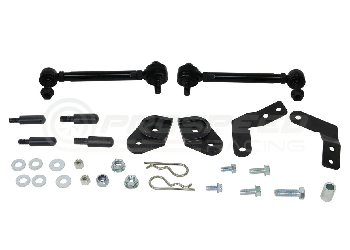 Whiteline Quick Disconnect Front Sway Bar End Link Kit - Jeep Wrangler JL/Gladiator JT KLC234