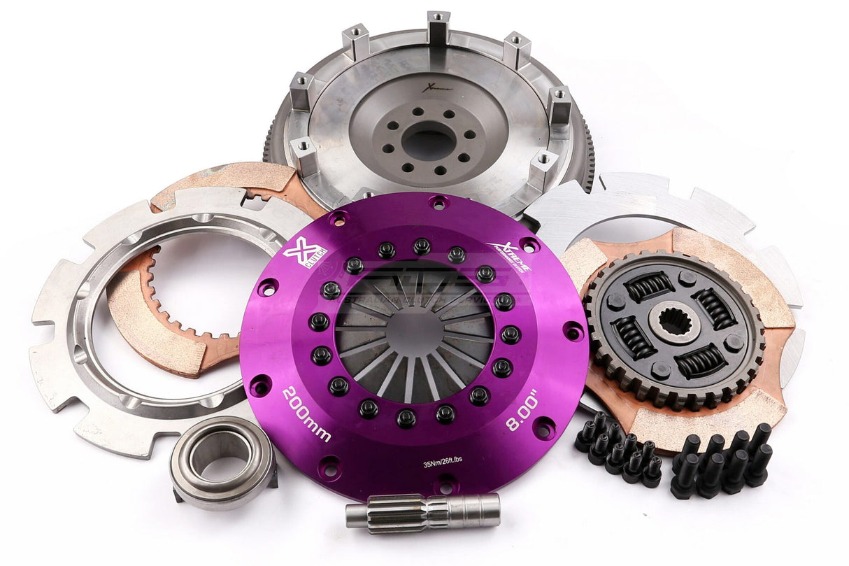 Xtreme 200mm Twin Plate Sprung Ceramic Clutch Kit Mini Cooper S R53 Incl. JCW W11B16 1.6L KMC20520-2B