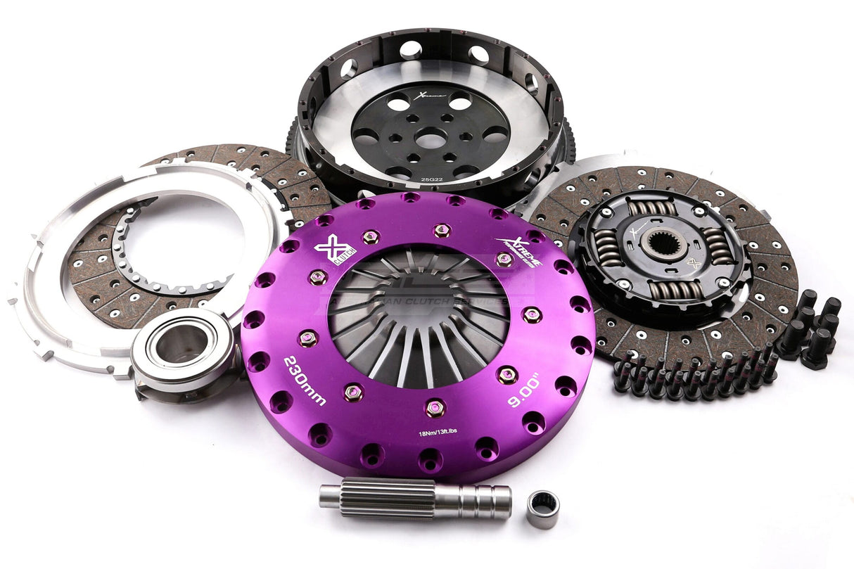 Xtreme 230mm Twin Plate Sprung Organic Clutch Kit incl. SMF