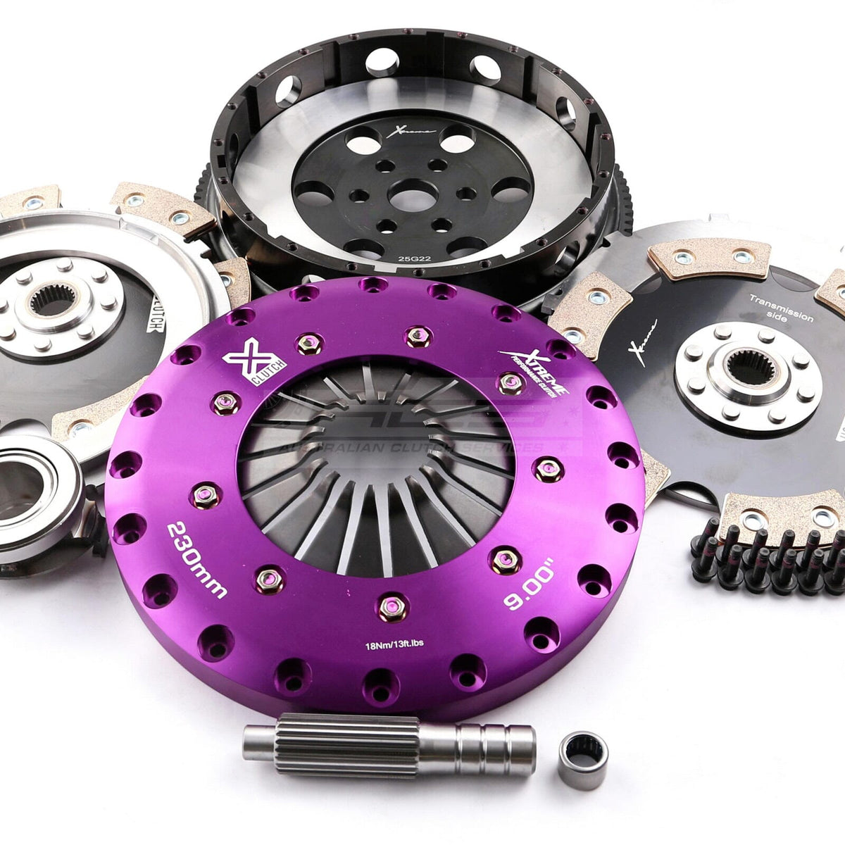 XClutch Twin Solid Ceramic Clutch Kit | 2002-2005 Mazda Miata (XKMZ18523-2E) main image 0