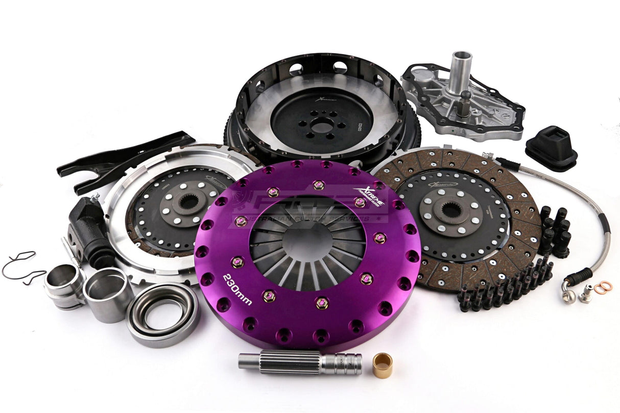 Xtreme 230mm Twin Plate Solid Organic Clutch Kit incl. Flywheel