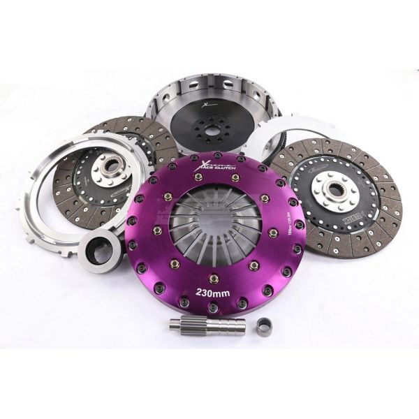 Xtreme 230mm Twin Plate Solid Organic Clutch Kit incl. SMF & CSC