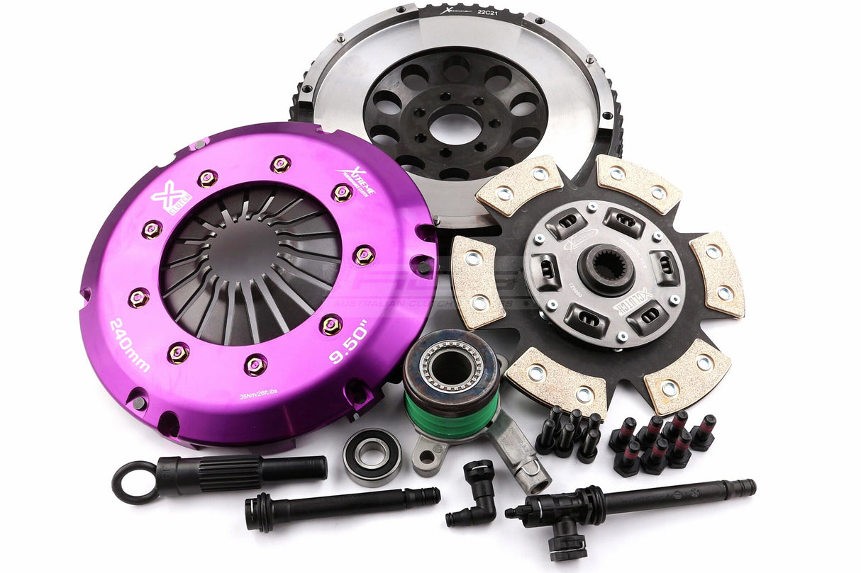 Xtreme Performance Race Sprung Ceramic Clutch Kit incl. SMF & CSC Renault Megane RS 250, 265, 275 X95 10-16 KRE24616-1R