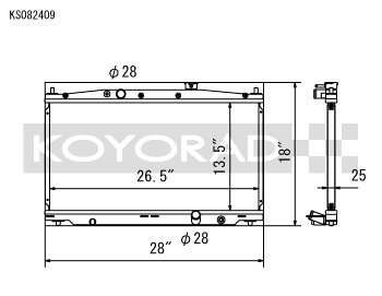 Koyorad Aluminium Racing Radiator